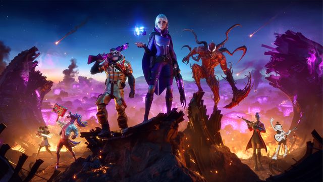 The Cube Queen, Carnage, and other Fortnite characters appear in Chapter 2 Season 8 artwork